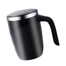 Automatischer Rührbecher aus Edelstahl 304 mit-Schwarz