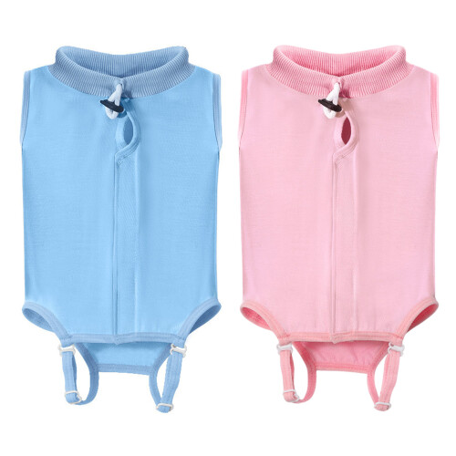 Verstellbare Genesungsweste für Katzen, weicher,-Rosa L 1