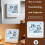 Innenthermometer, Hygrometer, Uhr, großes Display und 1 6