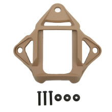 Suporte para capacete com orifício para óculos de visão noturna, estrutura leve em liga de alumínio, fácil instalação, suporte tático para