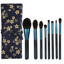 Vegan Cruelty Free Bristles Makeup Brush Kit Premium Synthetic Hair 8PCS Double Sided Blending Eyeshadow Tool For Flawless Makeup Finish Durable