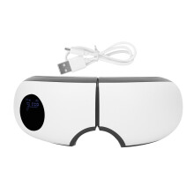 Draadloze oogmassager met constante temperatuur, warme kompressen, verkoelende massagefunctie en draagbaar, opvouwbaar ontwerp - Multimodustherapie