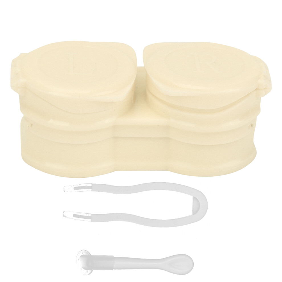 Compact Contact Lens Case For Soaking Lens, Durable Storage With Leakproof Technology, Includes Premium Quality Tools For Safe Handling (Perfect For