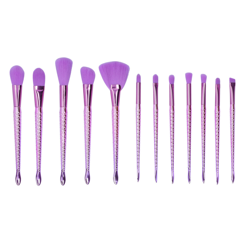 Multifunctional Brushes Makeup Kit, Precision Application With Smooth Bristles For A Flawless Finish, Vegan Cruelty Free 12pcs Set, Stylish Design