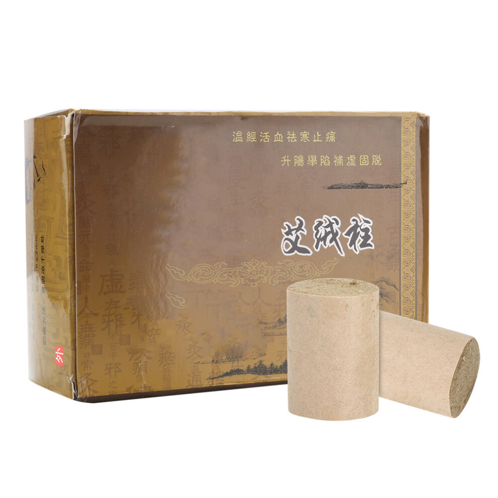 Smokeless Moxa Roll for Holistic Body Strengthening, Aged Wild Mugwort Therapy Stick, Gentle Burning with Strong Penetration for Effective Meridian