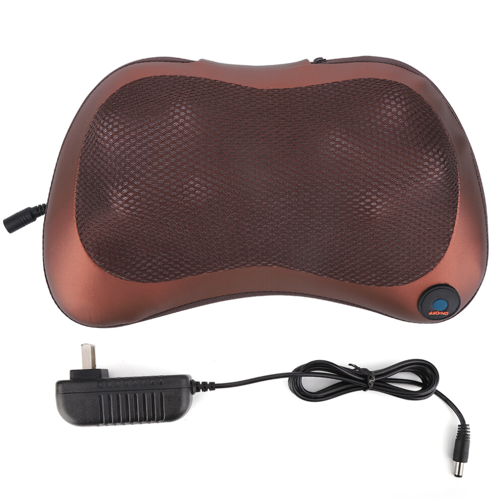 Ergonomic Design Shiatsu Massager Pillow With Bi Directional Massage Function 4D Rotating Nodes Far Infrared Heating Adjustable Speeds For Whole Body