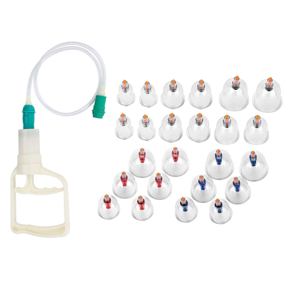 Muscle Pain Relief Cupping Therapy Kit, Vacuum Suction Physical Therapy Tools Magnetic Acupuncture Promote Meridian Circulation Traditional Chinese