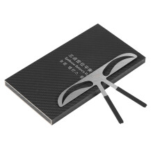 Șablon pentru sprâncene pentru femei, amplificator de sprâncene cu poziționare în trei puncte, cu măsurare precisă sub design divizat și