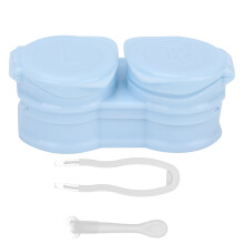 Custodia per lenti a contatto resistente, contenitore per lenti a contatto con design a prova di perdite, include strumenti di alta qualità per una