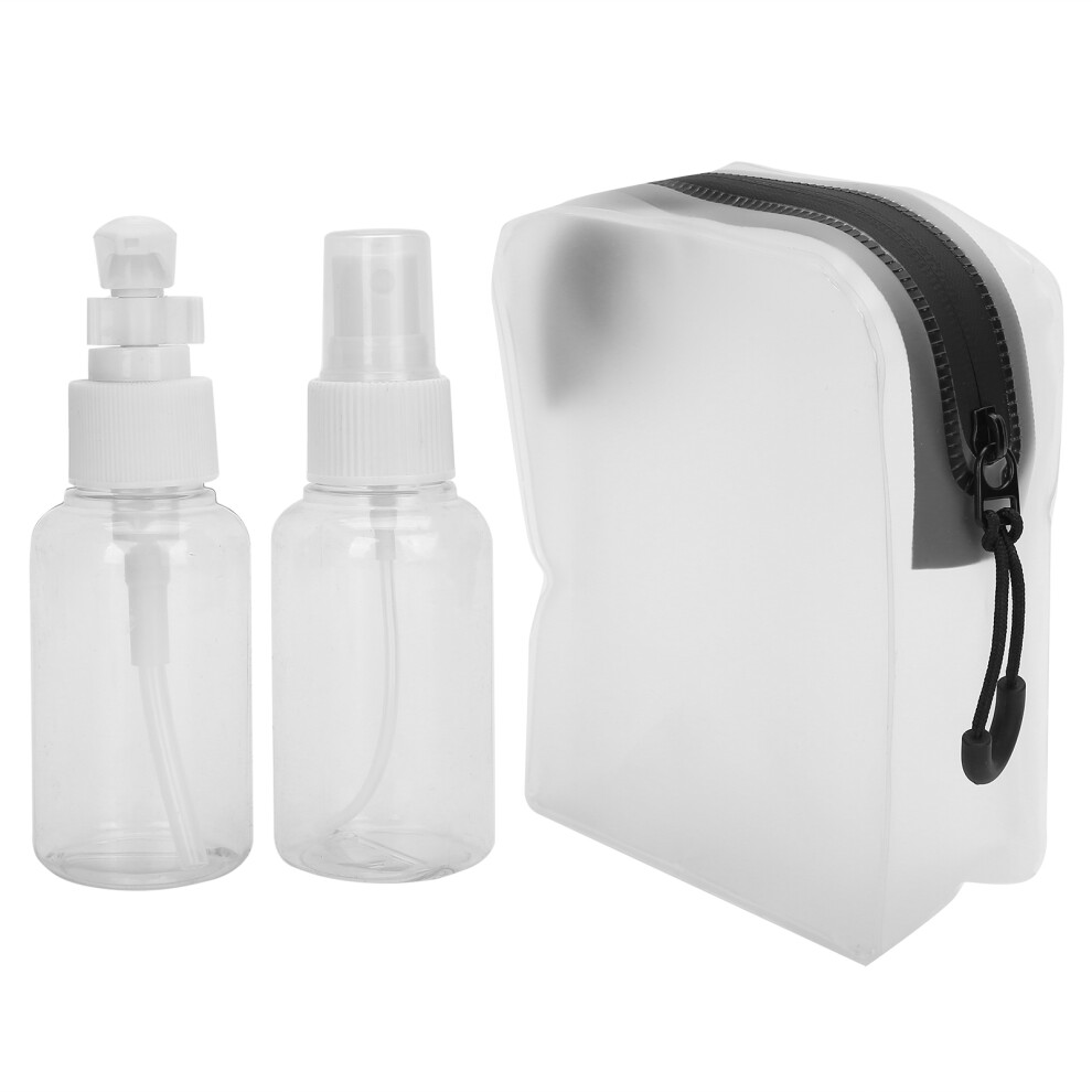 Leak Proof Containers, Safe Material Travel Bottles for Toiletries, Portable Accessories with Wide Mouth Design, Reusable for Shampoo, Conditioner, L