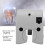 Wall Mount Shower Bracket Height Adjustable Holder, Large Angle Adjustable Support For Handheld Shower Head With Sturdy And Modern Design, Durable 2