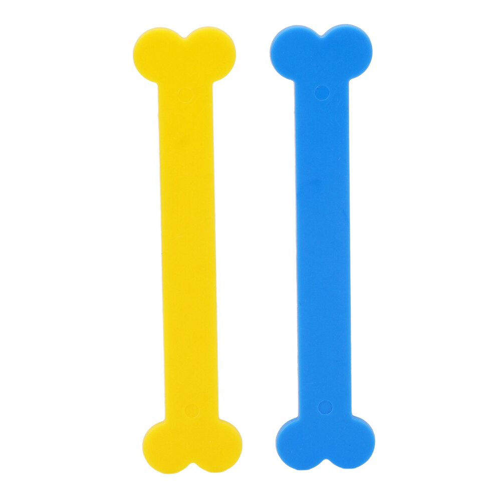 Reusable Sturdy Plastic Tongue Depressors Bone Shaped Design Enhance Speech Therapy Cute Medical Depressors Universal Use for Kids Adults Tongue