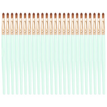 Artisanal Makeup Brushes Set, 24 Pcs Portable, Thin And Long Brush Head For Lipstick Application, Ergonomic Handle Design, Easy To Wash And Maintain