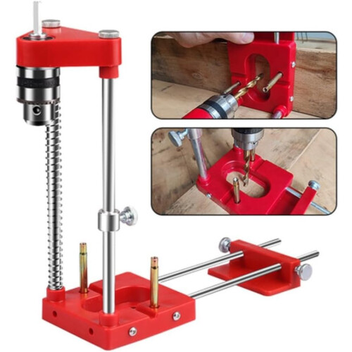 Multipurpose Woodworking Drilling Locator Compact Aluminum Body Precise Hole Alignment Drilling And Positioning 2