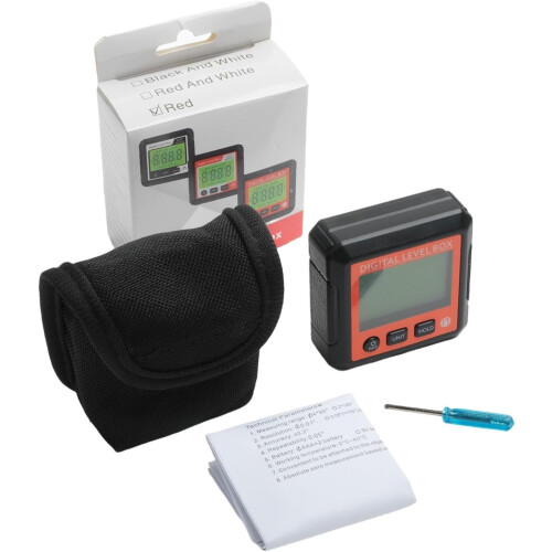 Digital Angle Finder With Magnetic Base 0.05 Degree Protractor Relative And Absolute Measurement Level With Data Lock 1