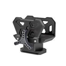 Tripod Stick Head Clamp Wide Bipod Stand Display Cradles Holder For Rifles Clamp Rest Saddles Aluminum Construction