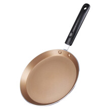 Nonstick Frying Pan Flat Griddle for Induction and Gas Stove with CoolTouch Handle for Pancakes and Omelets