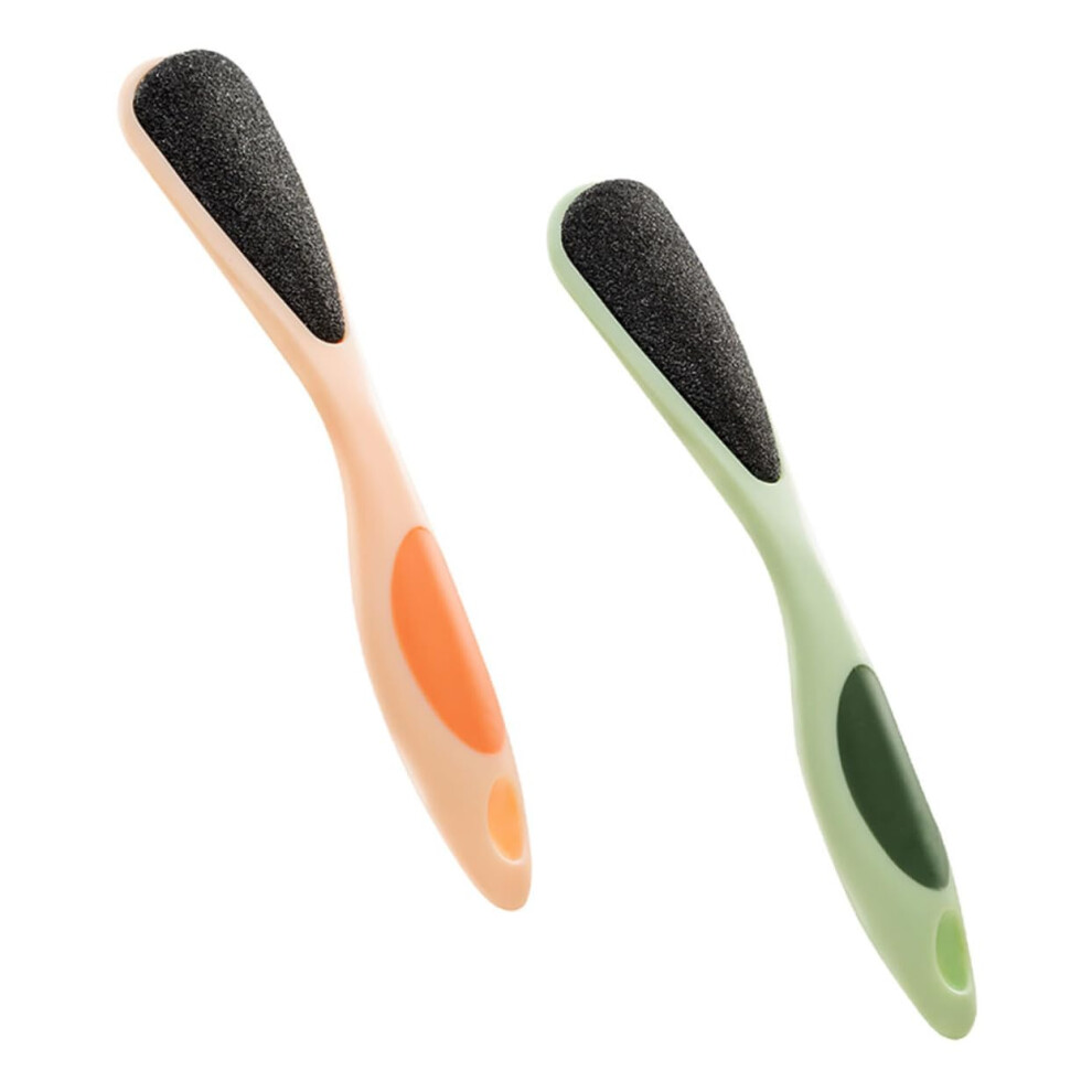 DoubleSided Foot File Ergonomic Handle NonSlip Grip Dead Skin Removal Exfoliation Portable Callus Removers