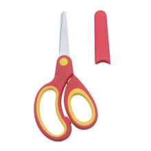 Scissors LeftHanded Training Scissors With Comfortable Grip For Arts And Crafts For Kids Red And Yellow