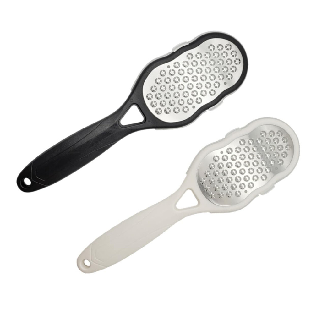 Stainless Steel Foot Callus Remover File 2Piece Set DoubleSided Pedicure Tool For Dead Skin Exfoliation Daily Care
