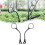 Bendable Rearview Mirrors For Motorcycle And Bicycle, Adjustable Angle, 2Pack 3