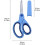 Multifunctional Scissors LeftHanded Training For Kids Comfortable Grip LeftHanded Cutting Tool Red And Yellow 3