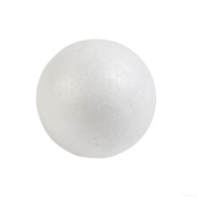 White Foam Balls Set Of 10 50mm100mm Round Modelling Shapes For Wedding Flower Ball DIY, Christmas Ornament Base 8cm