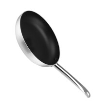 NonStick Frying Pan Aluminum Wok with Easy Clean Surface for Home Cooking and Stew Pot Use