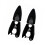 Sewing Scissors 2 Pack Small Pocket Scissors For Embroidery And Cross Stitching Black 1