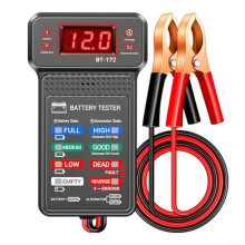 12V Car Battery Tester with LCD Display, Battery Health Analysis and Charging System Monitor