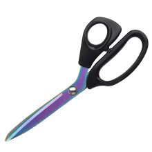 Fabric Scissors Heavy Duty Titanium Coated Stainless Steel Leather Tailor Scissors Comfortable Handles Shears