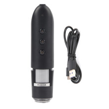 Microscopio digital inalámbrico para análisis de piel y cabello, microscopio digital de alta definición con fuente de luz LED, diseño portátil,