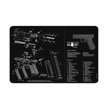 Gun Cleaning Rubber Mat Mouse Pad With Parts Diagram For AR15 AK47 1911 GEN5