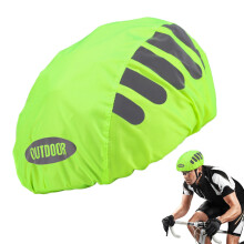 Cycling Helmet Covers Reflective Rain Cover For Safety Helmets One Size Fits Most WindResistant