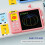 Talking Flash Cards Writing Tablet 2-in-1 Educational LCD Drawing Board Pink 4