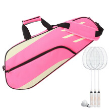 Badminton Bag For 3 Rackets Sturdy Waterproof Polyester Fiber Construction Sports And Outdoor Travel Bag