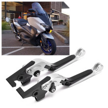 Motorcycle CNC Aluminum Alloy Brake Clutch Lever for TMAX 530/560 Silver 20cm