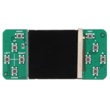 LCD Monitor 1.54In, DIY Assembly Fantastic Gaming Experience Integrated Battery Charging Circuit Headphone Jack For Electronic Components, Extended Fu