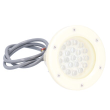 5W 21LED Underwater Fountain Light IP68 220V 10.8x9cm Yellow