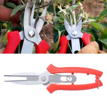 Stainless Steel Garden Shears Pruning Scissors with Sharp Blades Ergonomic Grip for Flowers and Trees