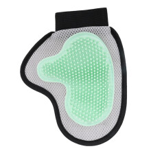 Pet Grooming Gloves Waterproof Reusable for Dogs and Cats Bathing Shedding Massage Green