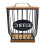 Panier de rangement de café élégant et-grand noir avec couvercle 1