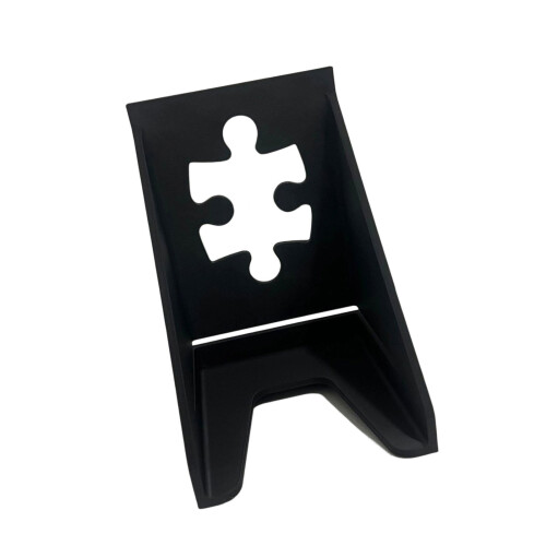 Support de puzzle attrayant pour les vitrines assurant une-Noir