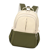 Sacs à dos de voyage simples, sac à dos décontracté, sac à-Vert