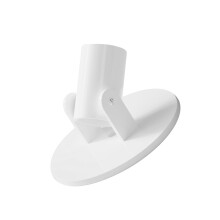 Pack de 2 Parenthèses de Tringle de Douche Forte-Blanc