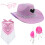 Ensemble de chapeaux de cowboy polyvalents, pour la-Rose 1