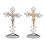 Décors de croix debout, figurine de collection de-Couleur acier 2