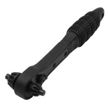Key Wrench TwoInOne Ratchet Wrench Drill Chuck Key Black DualPurpose Wrench For Most Power Tools
