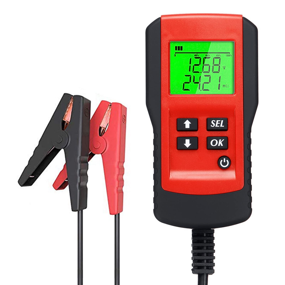 Car Battery Tester 12V Battery Load Tester With Lcd Display And Accurate Life Percentage Analysis 9347817859263