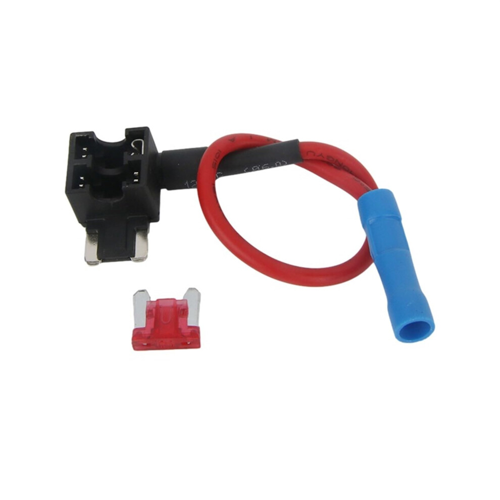 12V Car Fuse Holder Addacircuit Tap Adapter With 10A Atm Mini Blade Fuse, Micro 40A 9199774266437